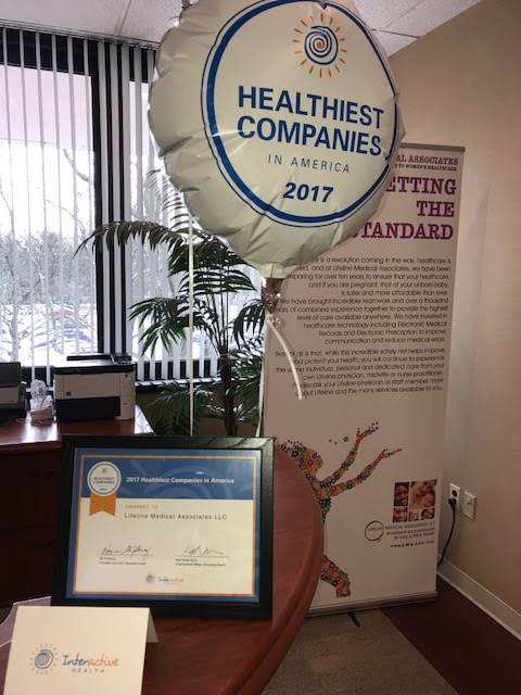 Lifeline was named one of the Healthiest Companies in America for 2017!